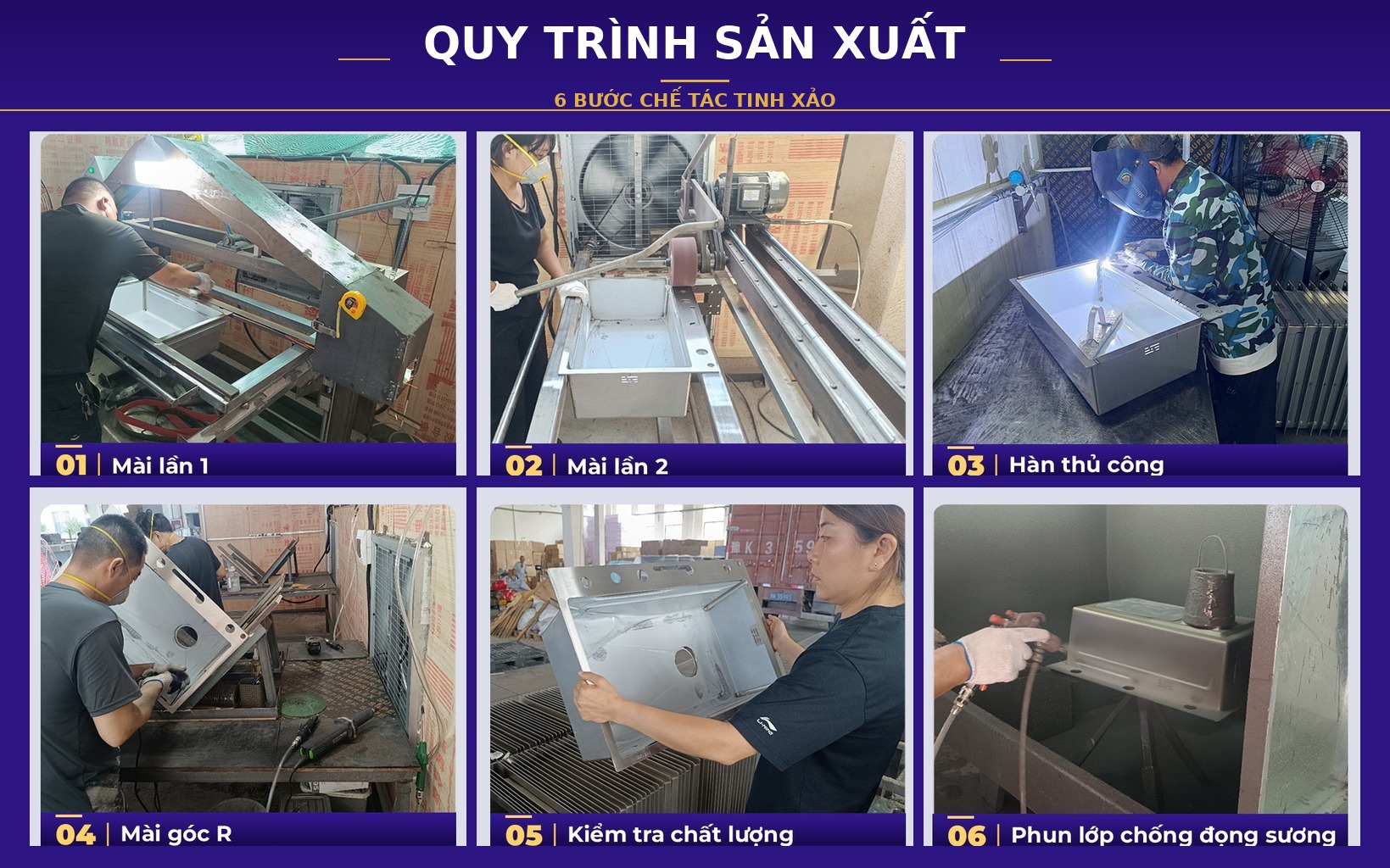 Quy trình 6 bước chế tác tinh xảo