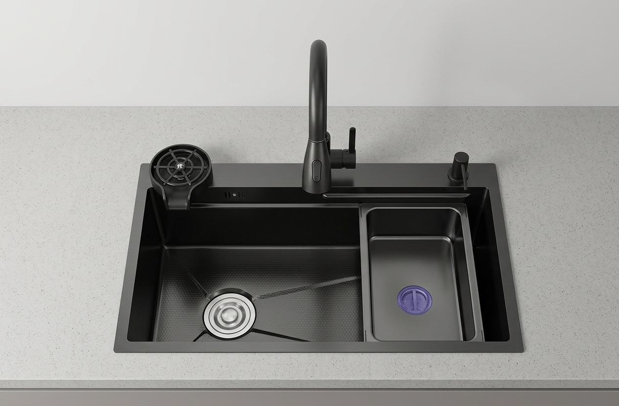 Bồn rửa Cá Mập