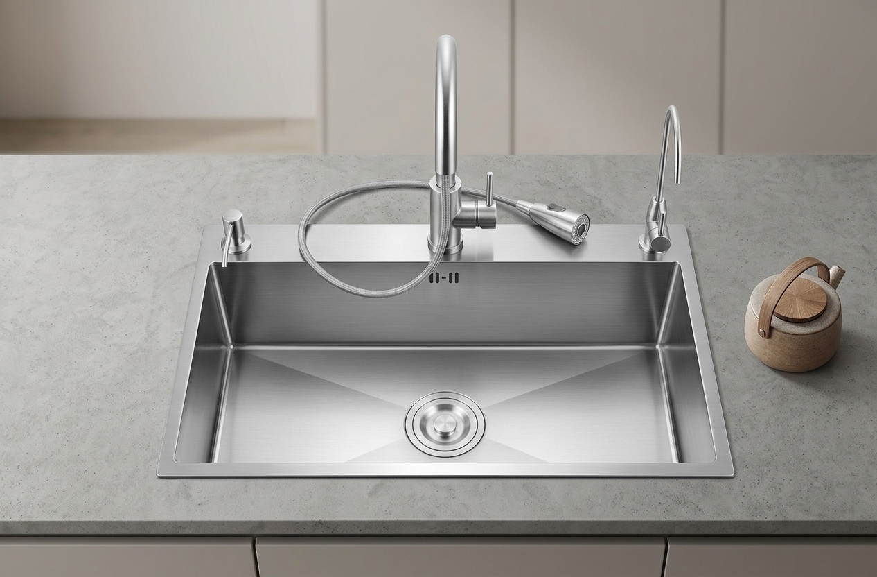 Bồn rửa Xước Mờ